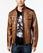 I. n. c. Men's Jones Two-Tone Faux-Leather Jacket, Created for Macy's