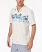Tommy Bahama Men's Puerto Vallarta Palms Embroidered Windowpane Jacquard Silk Camp Shirt