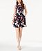 Jessica Howard Petite Floral-Print A-Line Dress
