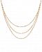 Polished Link Multi-Layer 18" Statement Necklace in 14k Gold