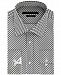 Sean John Men's Classic/Regular Fit Black Print Dress Shirt