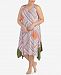 Ellen Tracy Plus Size Asymmetrical-Hem Nightgown