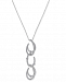 Danori Crystal & Pave Link Pendant Necklace, 16" + 2" extender, Created for Macy's