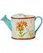 Certified International Herb Blossom 3-d Watering Can Pitcher