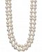 Belle de Mer Cultured Freshwater Pearl (4mm, 9-1/2mm) Two Layer 17"/18" Collar Necklace