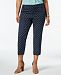 Charter Club Plus Size Geometric-Print Cropped Pants, Created for Macy's
