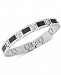 Men's Diamond Link Bracelet (1/5 ct. t. w. ) in Stainless Steel & Black Ion-Plate