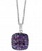 Splash by Effy Purple Sapphire 18" Pendant Necklace (7/8 ct. t. w. ) in Sterling Silver