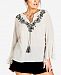 City Chic Trendy Plus Size Embroidered Top