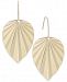 Thalia Sodi Gold-Tone Palm Leaf Drop Earrings, Created for Macy's