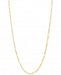 Italian Gold Figaro Chain 22" Necklace (2-3/8mm) in 18k Gold