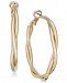 Charter Club Gold-Tone Double Twist Hoop Earrings, Created for Macy's