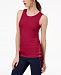 I. n. c. Petite Lace-Up Tank Top, Created for Macy's