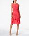 Jessica Howard Ruffle Tiered Fit & Flare Dress