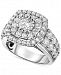 TruMiracle Diamond Halo Ring (3 ct. t. w. ) in 14k White Gold