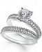 TruMiracle Pave Bridal Set (1-1/2 ct. t. w. ) in 14k White Gold
