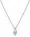 Danori Silver-Tone Cubic Zirconia Pendant Necklace, 16" + 1" extender, Created for Macy's