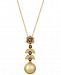 Le Vian Cultured Golden South Sea Pearl (9mm) & Diamond (1/3 ct. t. w. ) 20" Pendant Necklace in 14k Gold