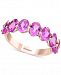 Effy Pink Sapphire Ring (4 ct. t. w. ) in 14k Rose Gold