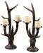 Uttermost Stag Horn Set of 2 Candleholders