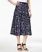 Jm Collection Petite Printed Jacquard A-Line Skirt, Created for Macy's