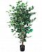 Artificial Ficus Tree with Variegated Leaves & Natural Trunk by Pure Garden