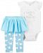 Carter's Baby Girls 2-Pc. Princess Bodysuit & Tutu Leggings Set