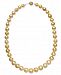 Baroque Golden South Sea Pearl (9mm) Strand 18" Collar Necklace