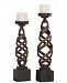Uttermost Abrose Rust Candle Holders, Set of 2
