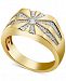 Men's Diamond Starburst Ring (3/8 ct. t. w. ) in 10k Gold