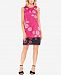 Vince Camuto Printed Colorblocked Shift Dress