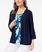 Alfred Dunner Royal Street Layered-Look Embellished Top