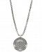 Degs & Sal Men's Ancient-Look Shkel Coin 24" Pendant Necklace in Sterling Silver