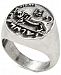 Degs & Sal Men's Ancient-Look Israeli Lion Coin Ring in Sterling Silver