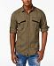 I. n. c. Men's Textured Utility Shirt, Created for Macy's