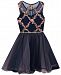 Rare Editions Big Girls Embroidered Fit & Flare Dress