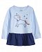 First Impressions Toddler Girls Unicorn-Print Cotton Peplum Tunic, Created for Macy's