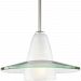 P5011-09 - Progress Lighting - Lamps Pendant 1 Light Brushed Nickel Finish with Clear/Etched Glass - Lamps