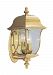 1542-PVD-PB - Designers Fountain - 3 Light Outdoor Wall Lantern Polished brass - Gladiator