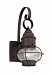 1751-RT - Designers Fountain - Nantucket - One Light Outdoor Onion Wall Lantern Rustique Finish with Seedy Glass - Nantucket