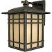 HC8409IB - Quoizel Lighting - Hillcrest - 1 Light Medium Wall Lantern Imperial Bronze Finish with Linen Glass - Hillcrest