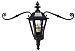 1445BK - Hinkley Lighting - Manor House Cast Outdoor Lantern Fixture Black Beveled Glass - Clear Beveled Glass - Manor House