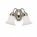 6122CH - Kichler Lighting - Two Light Bath Fixture Chrome Finish with Cased Opal Glass -