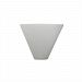 CER-1860-ANTS-PNUP-LED-1000 - Justice Design - Trapezoid Corner Sconce Antique Silver Finish (Smooth Faux)Smooth Faux - Ambiance