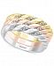 Effy 3-Pc. Diamond Tricolor Stacking Band Set (1/4 ct. t. w. ) in 14k Gold, White Gold & Rose Gold