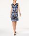Jm Collection Petite Printed Sheath Dress, Created for Macy's
