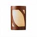 CER-5330W-TERA-GU24-DBAL - Justice Design - Large Lantern Closed Top Outdoor - ADA Sconce Terra Cotta Finish (Smooth Faux)Smooth Faux - Ambiance