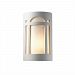 CER-5390W-BIS-LED-1000 - Justice Design - Large Arch Window Closed Top Outdoor - ADA Sconce Bisque Finish (Unfinished)Bisque Finish Type - Ambiance