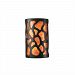 CER-5445-PATA-GU24 - Justice Design - Small Cobblestones Open Top and Bottom ADA Sconce Antique Patina Finish (Smooth Faux)Smooth Faux - Ambiance