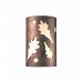 CER-5470W-BIS-LED-1000 - Justice Design - Large Oak Leaves Closed Top Outdoor - ADA Sconce Bisque Finish (Unfinished)Bisque Finish Type - Ambiance